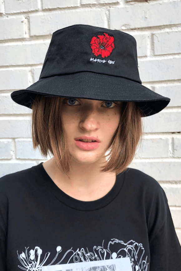 POPPIES bucket hat by Marina Kasi