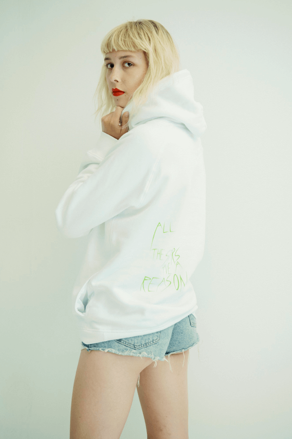 SUPERNOVA hoodie white